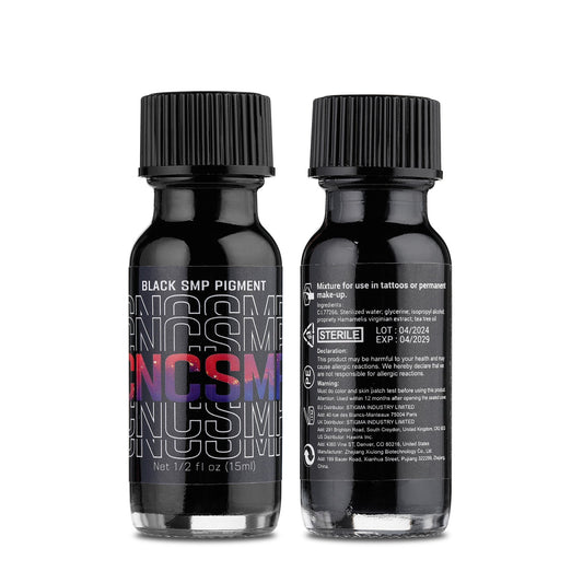 CNC SMP Tattoo Ink for Scalp Micropigmentation Pigment Mega Black Professional 15ml