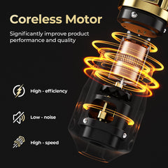 CNC E400 Wireless Tattoo Machine with 3600mAh Dual Batteries Adjustable 7 Strokes 2.4-4.2mm Rotary Pen LED Display Brushless Motor Tattoo Gun for Tattoo Artists Supply