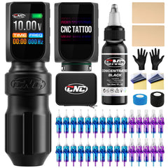 CNC E77 Wireless Tattoo Machine Dual Batteries