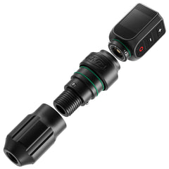 CNC E77 PRO Kabellose Tattoo-Stiftmaschine mit 3200 mAh Doppelbatterien, LED-Anzeige, 4,0-Takt, kernlosem Motor – für Profis und Anfänger