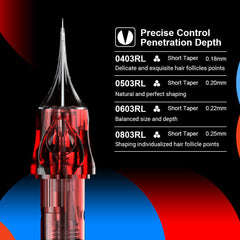 CNC Police Tattoo Needle Cartridges  RL/RS/RM/M1/SMP 20PCS