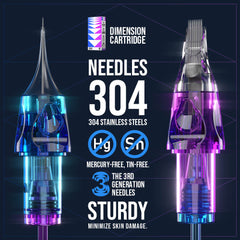 CNC Dimension Tattoo Needle Cartridges RL/RS/RM/M1 20PCS
